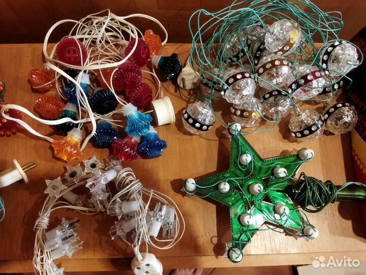 Новогодние гирлянды СССР