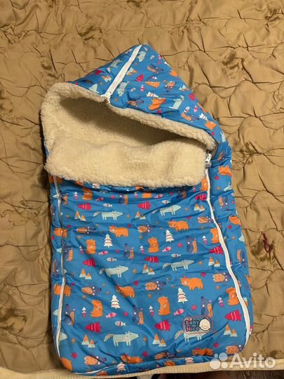 Теплый конверт в коляску