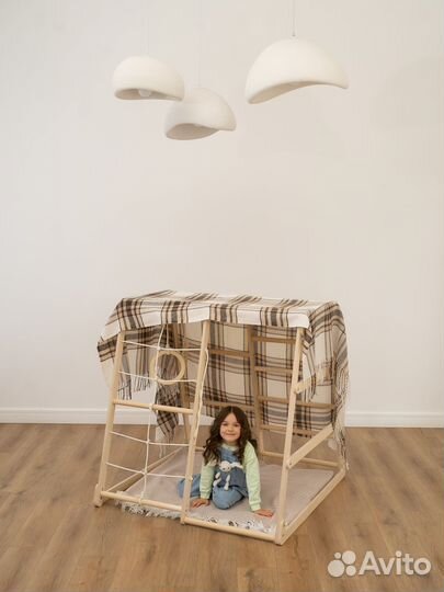 Детский спортивный комплекс деревянный