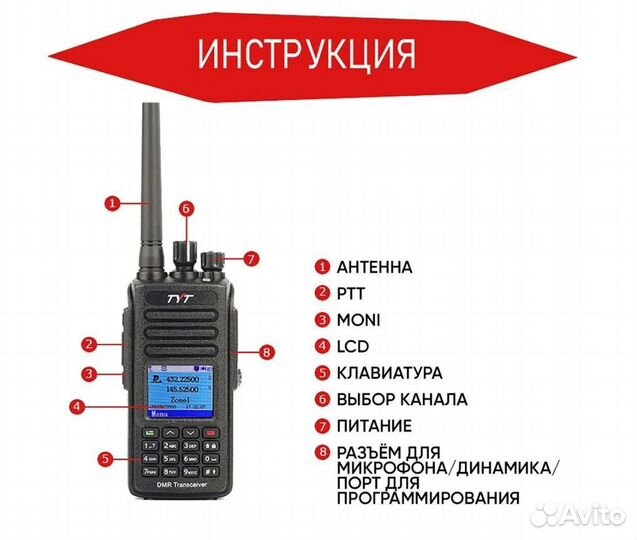 Рация TYT UV390 10W with AES256 (Шифрование)