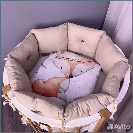 Бортики в детскую кроватку