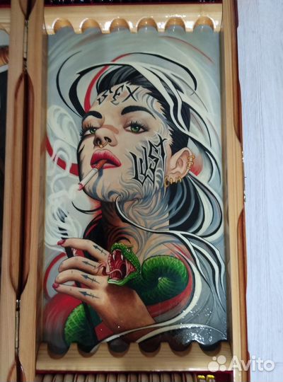 Нарды ручной работы