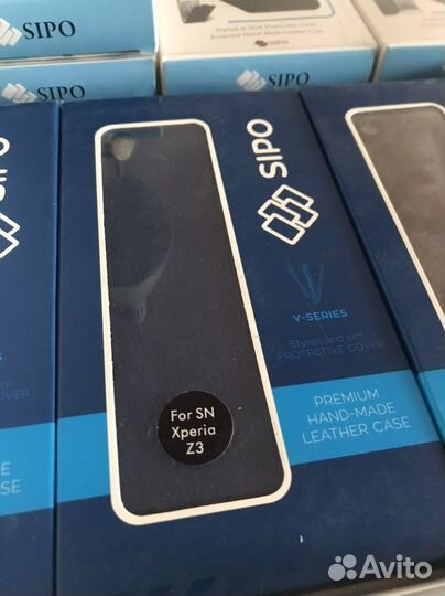 Кожаный чехол для Sony Xperia (разные модели)