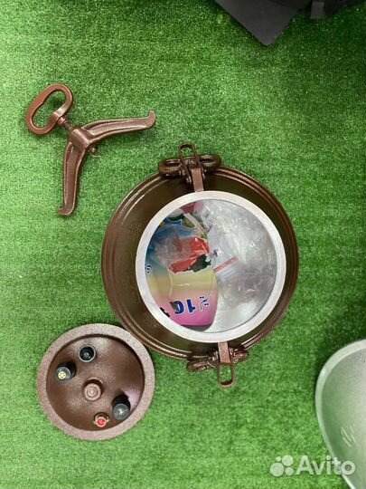 Афганский двух цветный казан на 10л