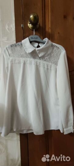 Блузки белые школьные 128 см