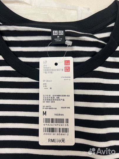 Лонгслив uniqlo