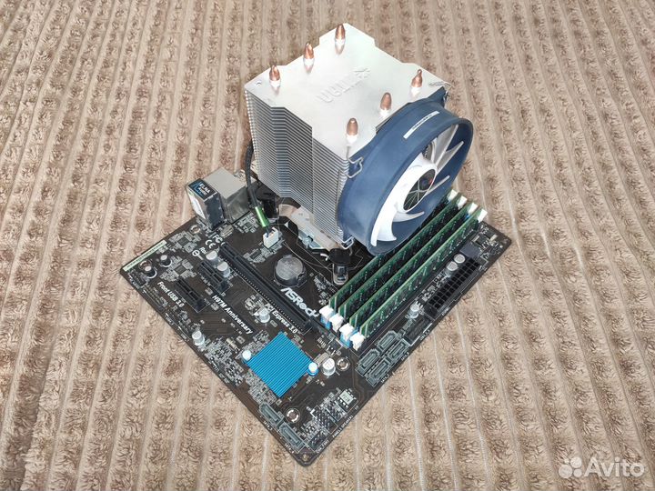 Связка: мат. плата + i5-4670 + 16Гб озу + кулер