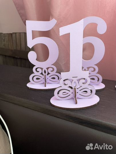 Нумерация столов, рассадка гостей