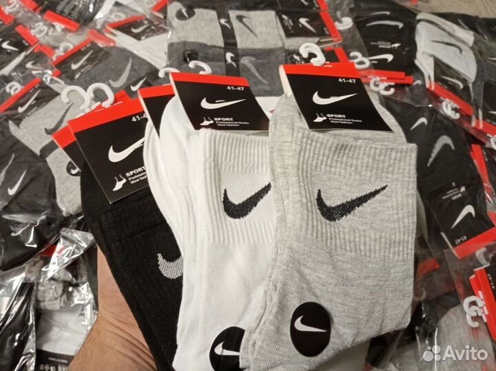 Высокие носки nike adidas