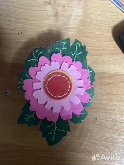 Вязаные цветы