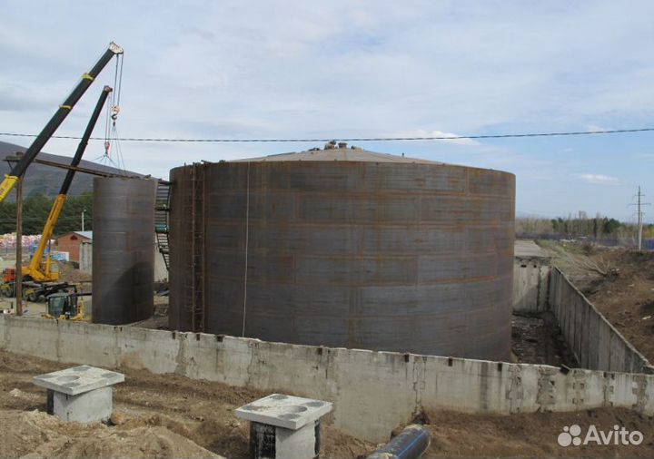 Вертикальные Резервуары от 100 до 5000 м3 на заказ