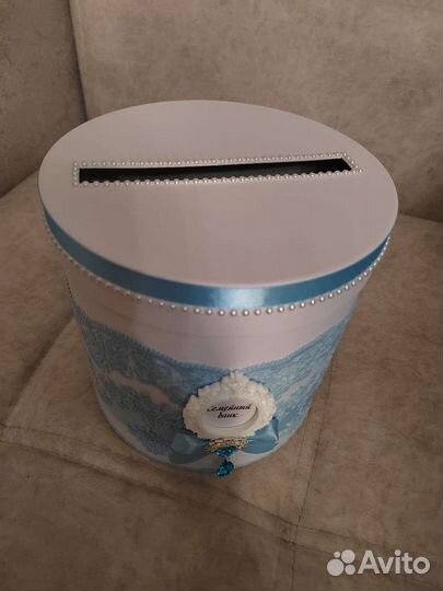 Свадебная коробка для денег