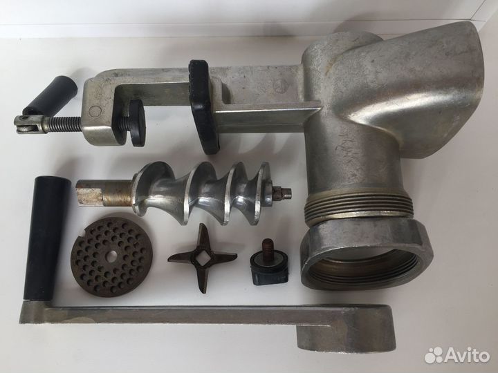 Мясорубка ручная СССР алюминиевая