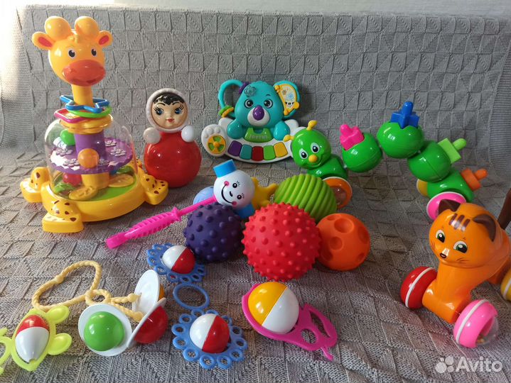 Жираф baby go, тактилки, сортер