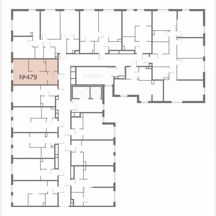 Апартаменты-студия, 27,7 м², 17/17 эт.
