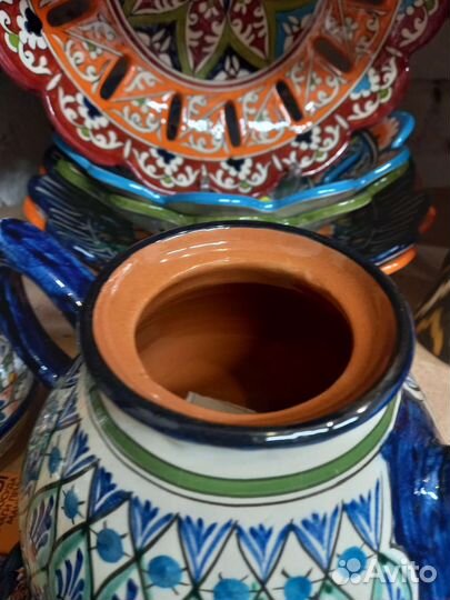 Узбекская посуда чайник