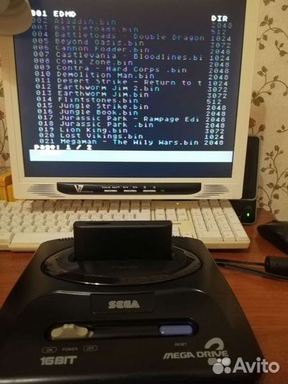 Флэшкартридж Sega Mega Drive