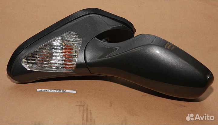 Зеркало с указателем поворота левое серый GY-096S