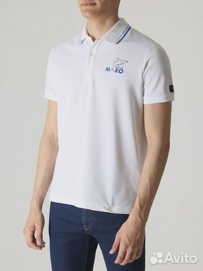 Поло с логотипом Paul & Shark