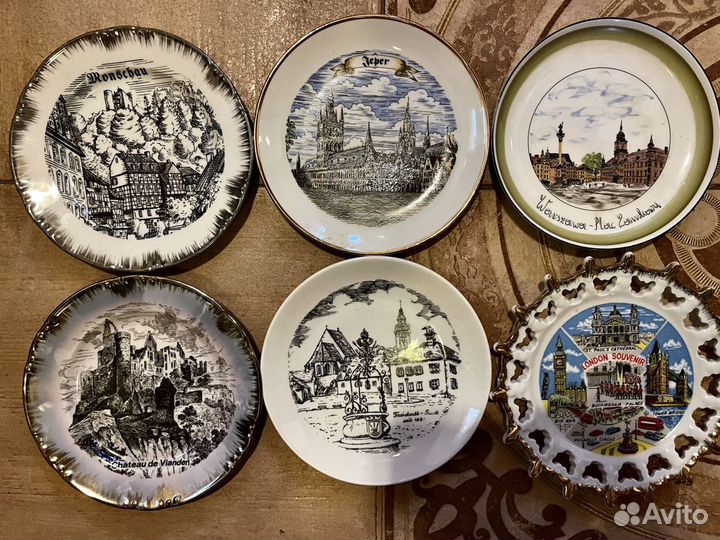 Коллекционные тарелки из городов России и Европы