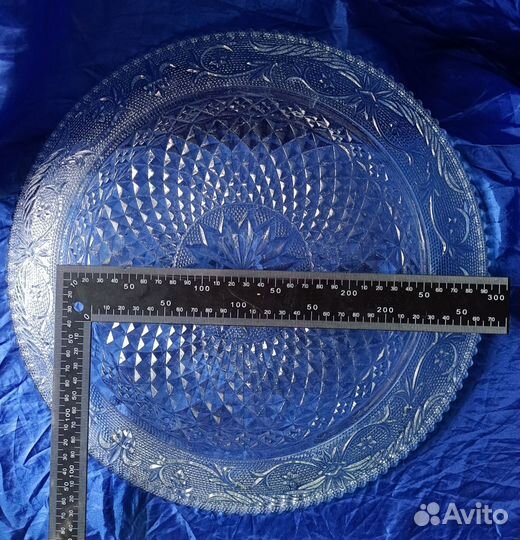 Блюдо стекло СССР