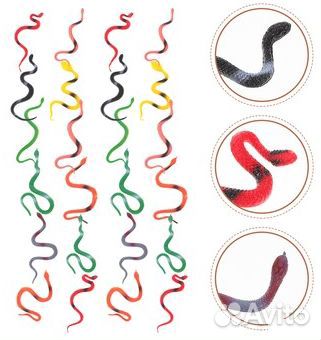 Рыболовная приманка силиконовые змеи