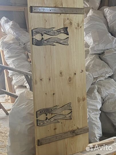 Двери деревянные в баню под заказ