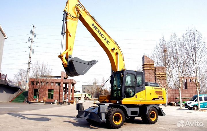 Колёсный экскаватор HENGTE HT190W, 2023