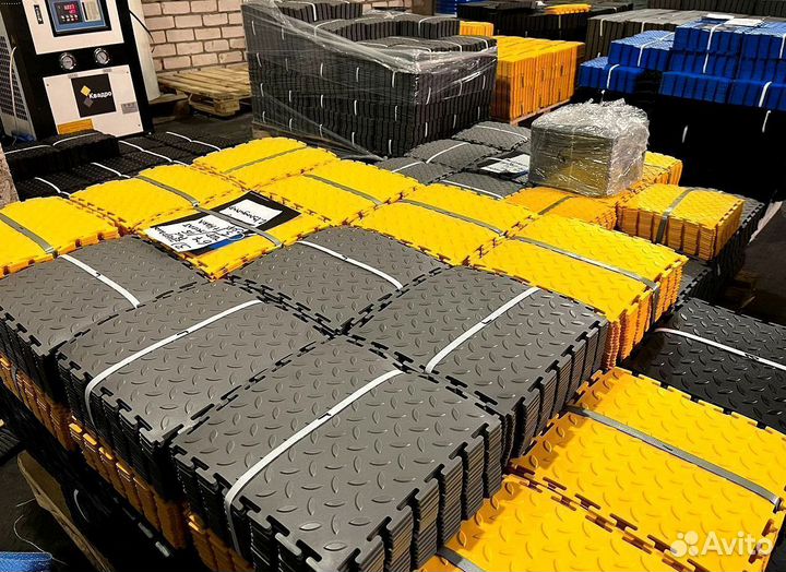 Пвх плитка для гаража