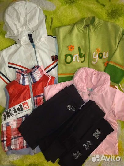 Вещи пакетом на девочку