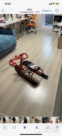 Детский снегокат