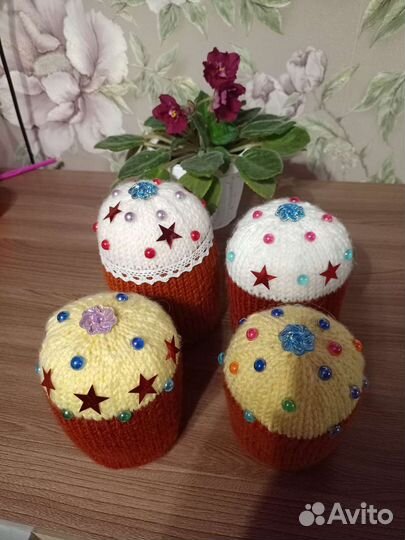 Вязанные Пасхи, игрушки