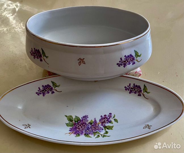 Набор столовой посуды тарелки дулево