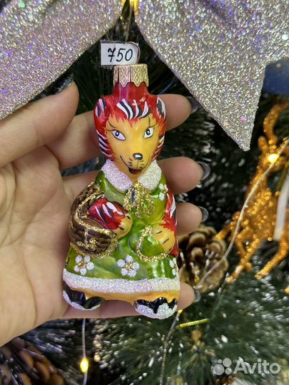 Елочная игрушка Лиса