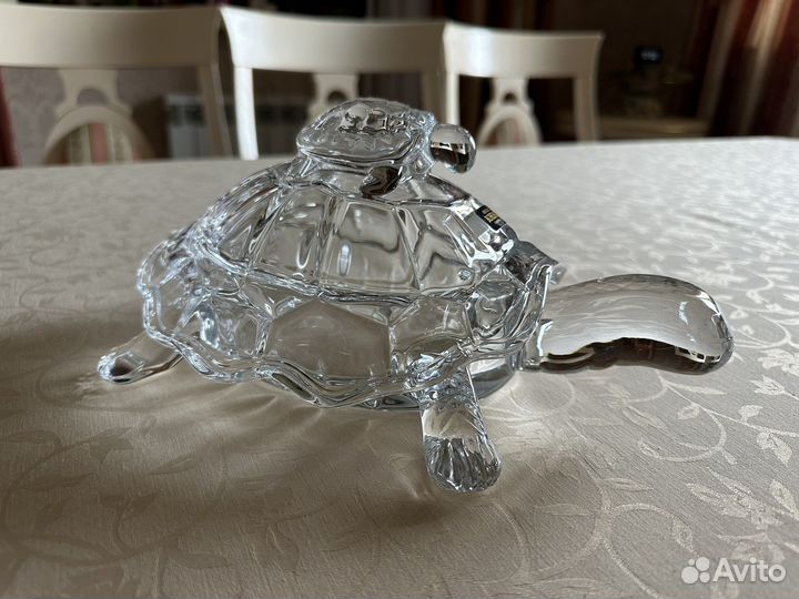 Хрустальная вазочка Черепаха Bohemia