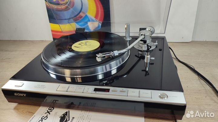 Проигрыватель винила Sony PS-X65. Made in Japan