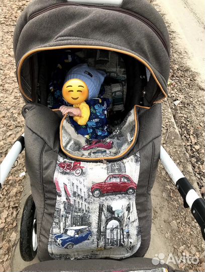 Коляска 2 в 1 adamex barletta