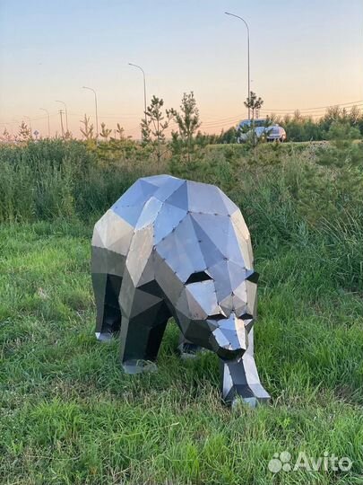 Медведь из листового металла, 1.5 мм