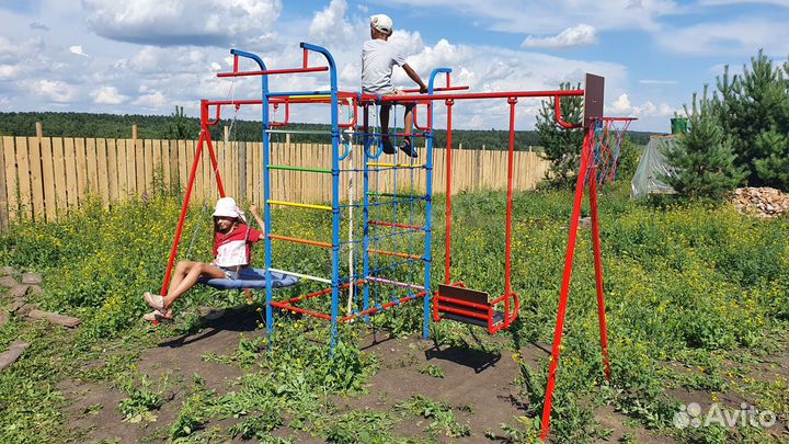 Уличный детский спортивный комплекс Гнездо +качель