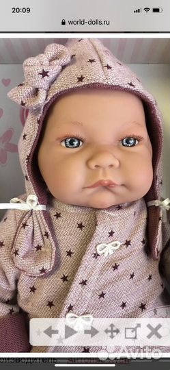 Кула пупс Алисия 40 см Испания Антонио Хуан