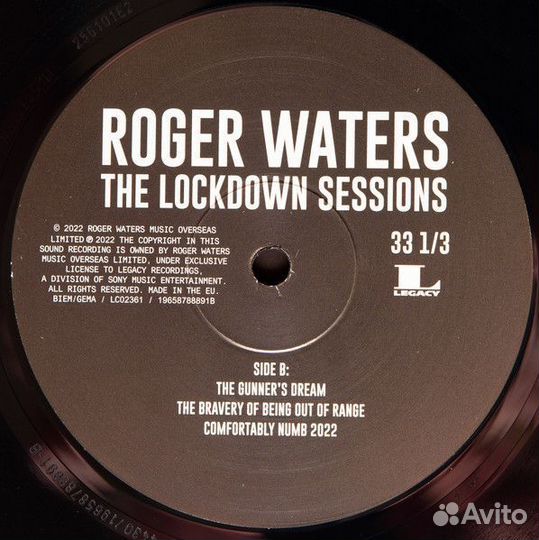 Винил Roger Waters – The Lockdown Sessions