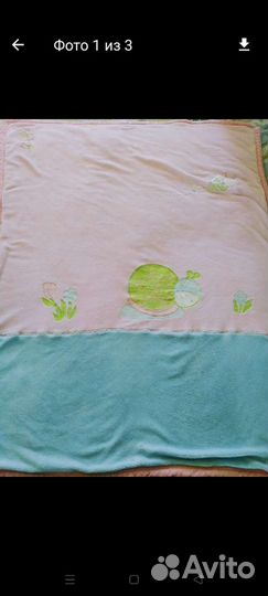 Детское одеяло покрывало и одеяло синтепон детское