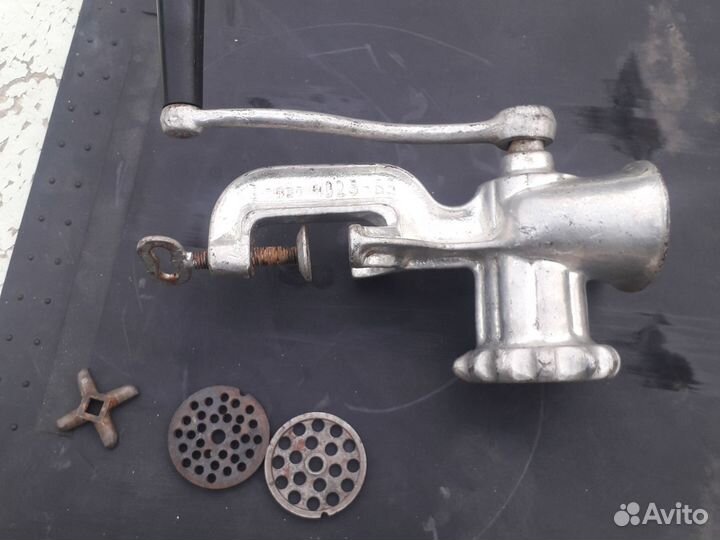 Мясорубка ручная СССР чугунная