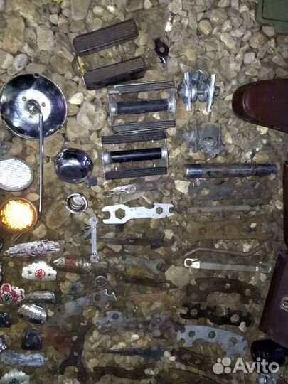 Велосипед СССР шильдик катафот подсумок зеркало