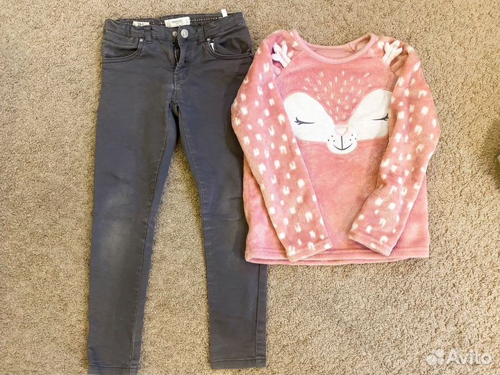 Вещи пакетом на девочку 122-128