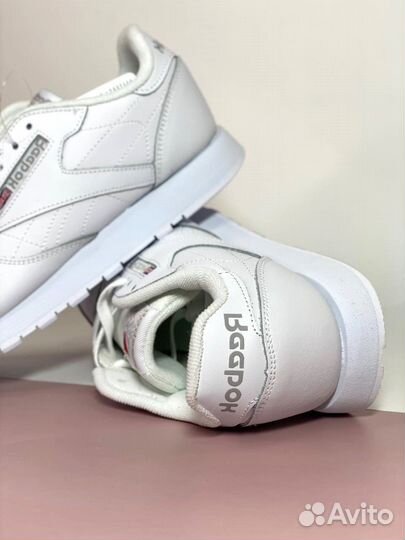 Кроссовки мужские reebok classic кожа