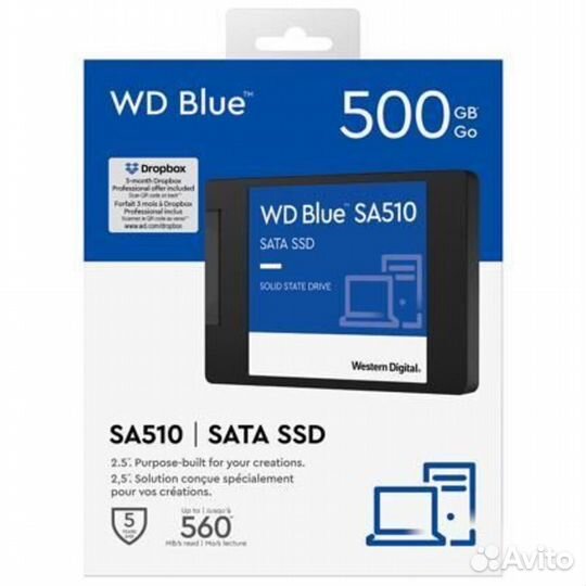 Внутренний SSD-накопитель 500Gb Western #363602