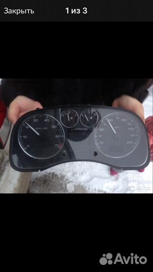 Панель прибора Пежо 307