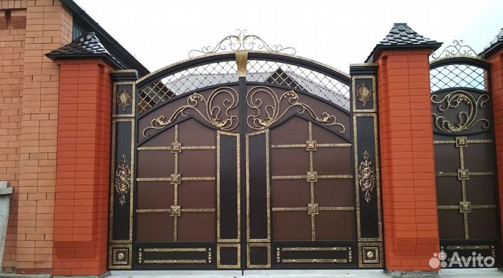 Кованые ворота