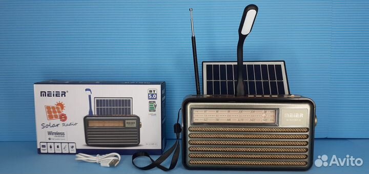 Радио Maier с Солнечной панелью Всеволновый